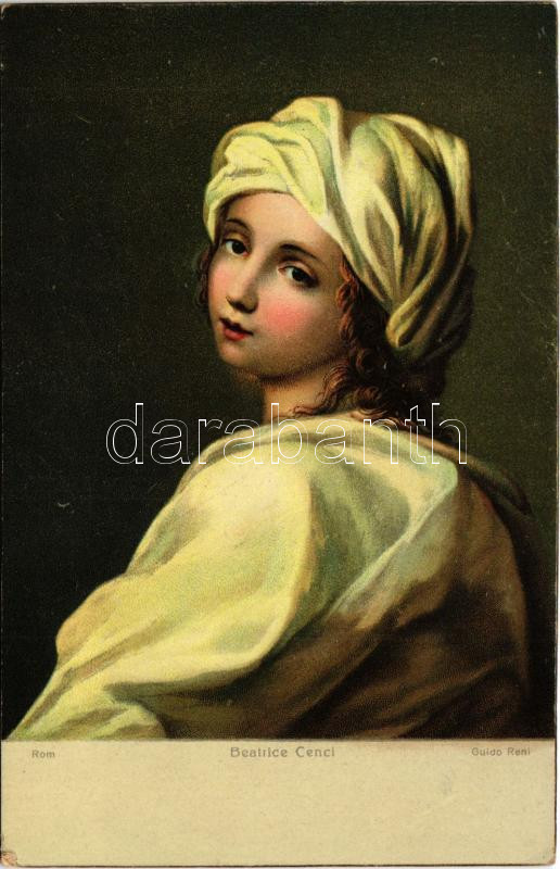 1918 Beatrice Cenci / Stengel art postcard. litho s: Guido Reni (EK)