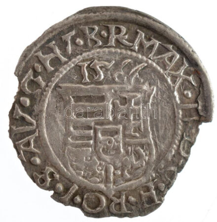 1566K-B Denár Ag 'Miksa' (0,35g) T:1-,2 kitörés Hungary 1566K-B Denar Ag 'Maximilian' (0,35g) C:AU,XF cracked Huszár: 992.,Unger II.: 766.a