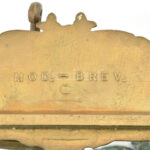 2db bronz fogas, korrodálódott, kopott, 30x24 cm - Image 4