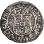 1568K-B Denár Ag 'Miksa' (0,35g) T:1-,2 patina Hungary 1568K-B Denar Ag 'Maximilian' (0,35g) C:AU,XF patina Huszár: 992.,Unger II.: 766.a