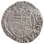 1570K-B Denár Ag 'Miksa' (0,51g) T:1-,2 patina Hungary 1570K-B Denar Ag 'Maximilian' (0,51g) C:AU,XF patina Huszár: 992.,Unger II.: 766.a