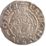 1571K-B Denár Ag 'Miksa' (0,51g) T:1- patina Hungary 1571K-B Denar Ag 'Maximilian' (0,51g) C:AU patina Huszár: 992.,Unger II.: 766.a - Image 2