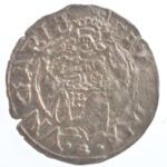 1572K-B Denár Ag 'Miksa' (0,45g) T:2 kis kitörések Hungary 1572K-B Denar Ag 'Maximilian' (0,45g) C:XF small cracks Huszár: 992.,Unger II.: 766.a - Image 2