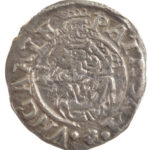1577K-B Denár Ag 'Miksa' (0,55g) T:1- patina Hungary 1577K-B Denar Ag 'Maximilian' (0,55g) C:AU patina Huszár: 993.,Unger II.: 767.a - Image 2