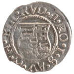 1580K-B Denár Ag 'Rudolf' (0,50g) T:2 patina Hungary 1580K-B Denar Ag 'Rudolf' (0,50g) C:XF patina Huszár: 1059.,Unger II.: 811.a