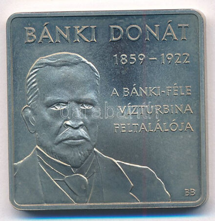 2009. 1000Ft Cu-Ni 'Bánki Donát, a Bánki-féle vízturbina feltalálója' T:BU Adamo EM221