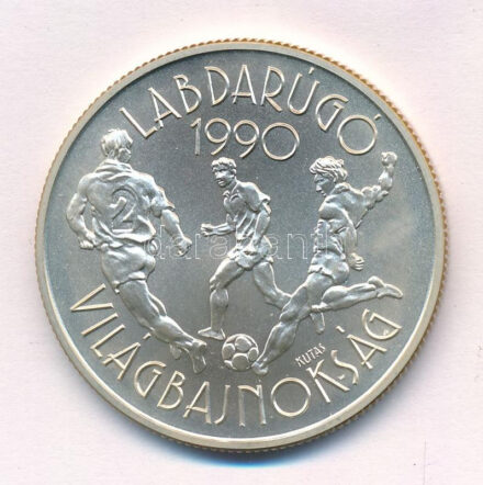 1988. 500Ft Ag '1990. Labdarúgó Világbajnokság - három játékos' T:BU Adamo EM106