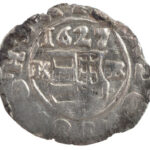 1627K-B Denár Ag 'II. Ferdinánd' (0,42g) T:2 kitörés Hungary 1627K-B Denar Ag 'Ferdinánd II' (0,42g) C:XF cracked Huszár: 1204., Unger II.: 917.a