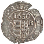 1630K-B Denár Ag 'II. Ferdinánd' (0,47g) T:2 kitörés Hungary 1630K-B Denar Ag 'Ferdinánd II' (0,47g) C:XF crack Huszár: 1204., Unger II.: 917.a