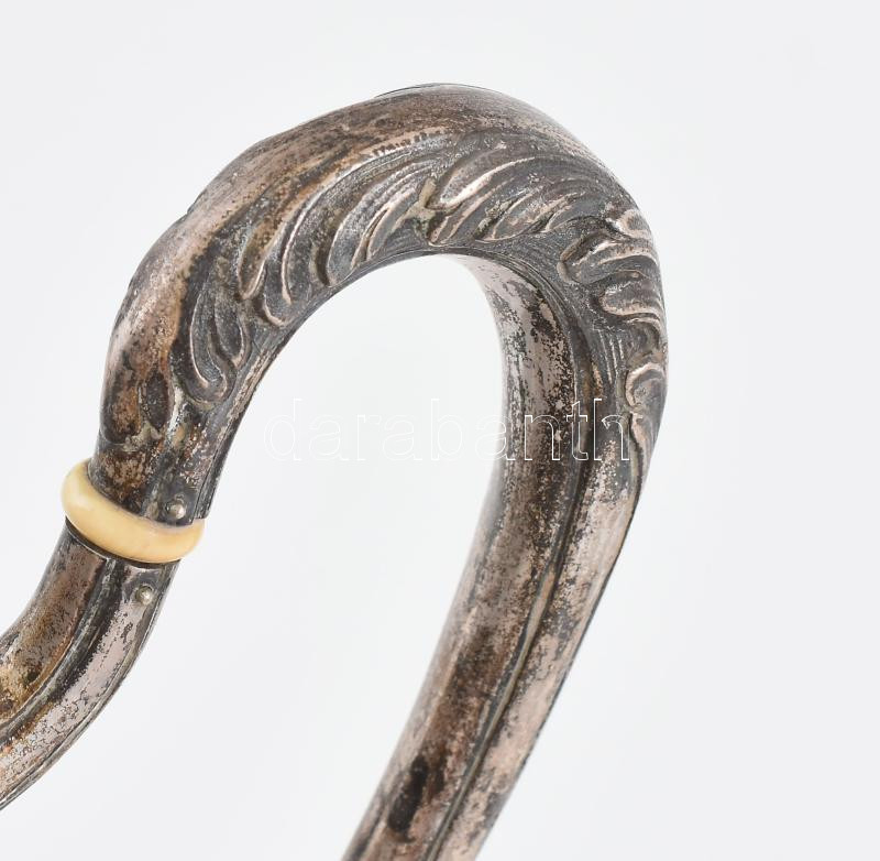 Ezüst (Ag) kanna, jelzés nélkül, m: 21cm nettó: 677g - Image 3