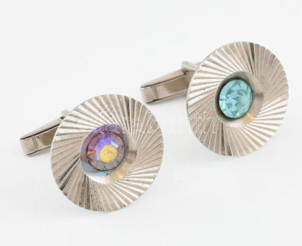 Retró mandzsettagomb pár.