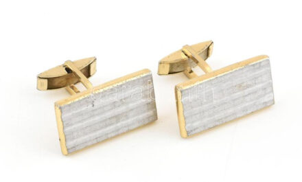 Retró mandzsettagomb pár.