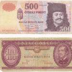 1984. 100Ft + 1998-2007. 200Ft (3xklf) + 1998. 500Ft T:III,III- folt, az egyiken kis szakadások