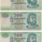 1984. 100Ft + 1998-2007. 200Ft (3xklf) + 1998. 500Ft T:III,III- folt, az egyiken kis szakadások - Image 3
