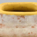 Várdeák Ildikó: Kerámia váza, jelzett, hibátlan, m: 11 cm - Image 2
