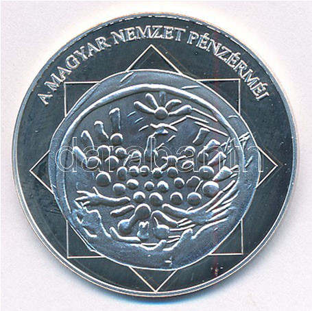 DN 'A magyar nemzet pénzérméi - A bányászok pénze 1740-1780' Ag emlékérem tanúsítvánnyal (10,37g/0.999/35mm) T:PP ujjlenyomat, fo.