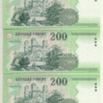 2007. 200Ft (5x) sorszámkövetők és közeli sorszámok: 'FA 8783920, FA 8783921, FA 8783922, FA 8783925, FA 8783936' T:I - Image 2