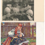 16 db RÉGI népviselet képeslap, főleg cseh és szlovák / 16 pre-1945 folklore postcards, mainly Czech and Slovak - Image 2