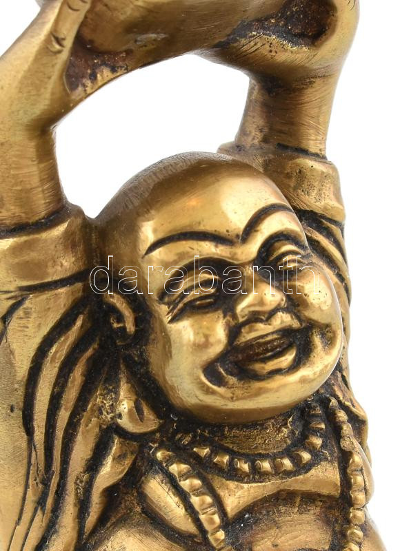 Jelzés nélkül: Szerencse hozó Buddha. Bronz, m: 16,5 cm - Image 4