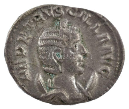 Római Birodalom / Róma / Herennia Etruscilla 250-251. Antoninianus Ag (3,63g) T:2 patina Roman Empire / Rome / Herennia Etruscilla 250-251. Antoninianus Ag 'HER ETRVSCILLA AVG / FECVNDITAS AVGG' (3,63g) C:XF patina RIC IVc 56.