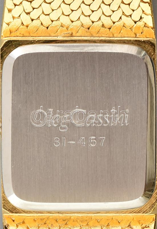 Oleg Cassini quartz karóra, aranyozott, működik, d: 25mm - Image 3