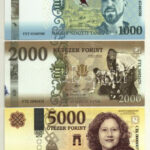 2018. 'Soros pénz' 500Ft + 1000Ft + 2000Ft + 5000Ft + 20.000Ft fantázia bankjegy T:I-II az egyiken tintafolt, szakadás
