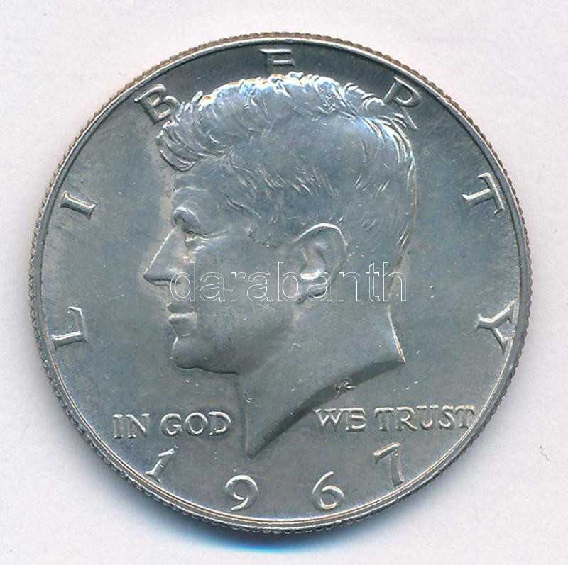 Amerikai Egyesült Államok 1967. 1/2$ Ag 'Kennedy' T:1- USA 1967. 1/2 Dollar Ag 'Kennedy' C:AU Krause KM#202a