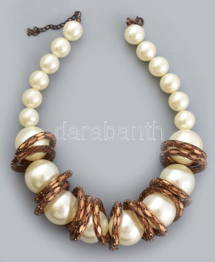 Retró nyaklánc, h: 49-56cm