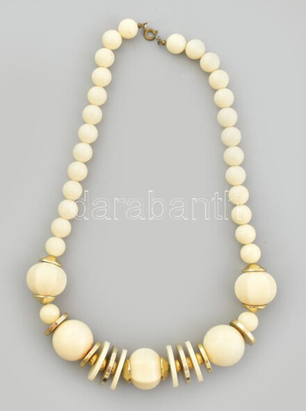 Retró nyaklánc, h: 52cm