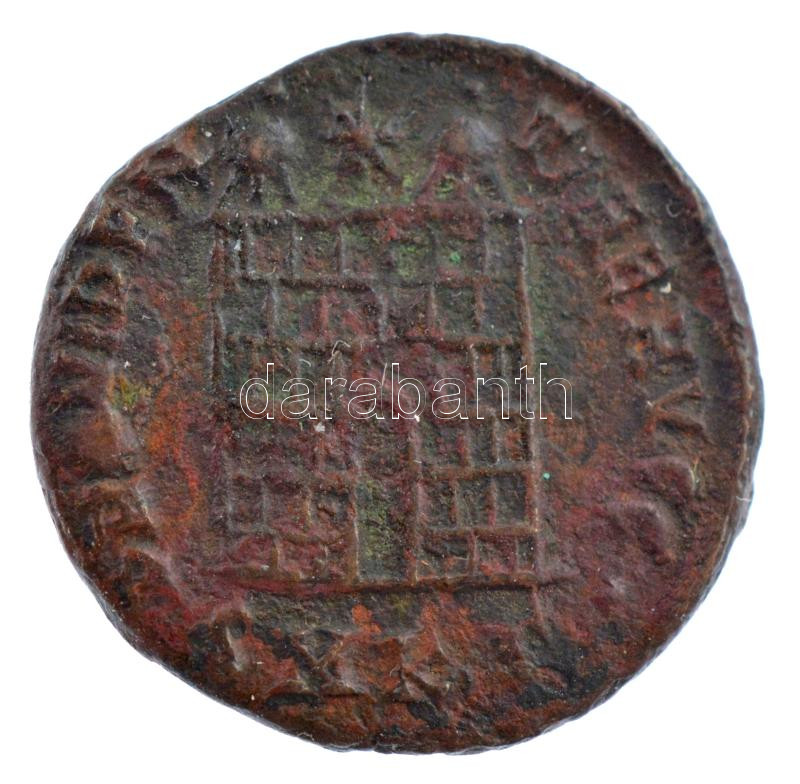 Római Birodalom / Cyzicus / I. Constantinus 326-327. AE Follis Br (2,53g) T:2- Roman Empire / Cyzicus / Constantine I 326-327. AE Follis Br 'CONSTAN-TINVS AVG / PROVIDEN-TIAE AVGG - dot SMK gamma dot' (2,53g) C:VF RIC VII 044 - Image 2