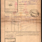 1925 Gyorsáru-fuvarlevél, díjjegyes, kisebb sarokhiánnyal