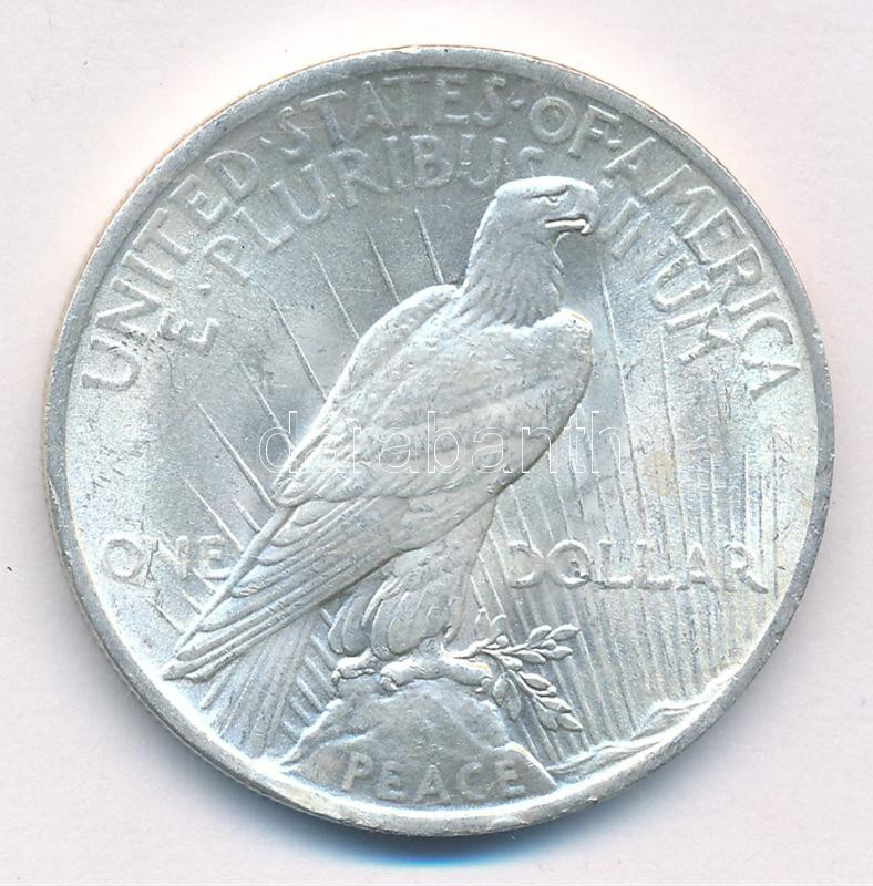 Amerikai Egyesült Államok 1923. 1$ Ag 'Béke' T:1- USA 1923. 1 Dollar Ag 'Peace' C:AU Krause KM#150