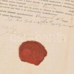 1888 Helvét egyháztanítói oklevél 50x80 cm - Image 2