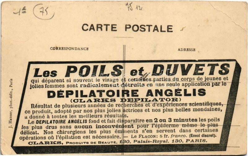Paris, La Gare de Lyon / railway station, advertisement on the backside (EB) - Image 2