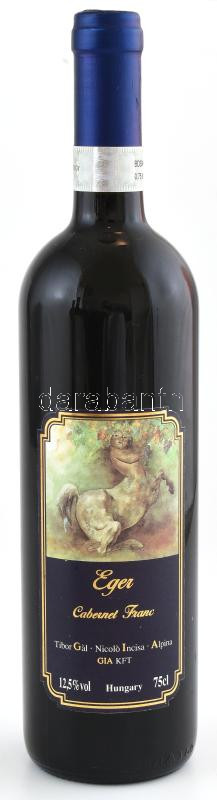 Gál Tibor Cabernet Franc 1998, száraz vörösbor, bontatlan palack, szakszerűen tárolva, , 12%Vol., 0,75l
