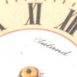 Oluland zsebóra, mechanikus szerkezettel, ezüst (Ag) tokkal. Működő szerkezet, szép számlappal, d: 48 mm - Image 2