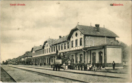 1910 Bánréve, vasútállomás (EK)