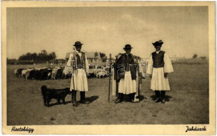 1939 Hortobágy, juhászok (EK)