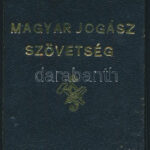 1977 Magyar Jogász Szövetség tagsági könyve ügyészfogalmazó részére. - Image 2