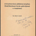 Schoen Arnold: A krisztinavárosi plébánia-templom. (Gróf Széchenyi István esküvőjének a temploma.) Bp., 1937., 'Történetírás.' Kiadói papírkötés, intézményi bélyegzéssel. Dévai Tibor krisztinavárosi plébános ajándékozási - Image 2