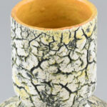 Bán Károly: Retró váza, jelzett, hibátlan, m: 22 cm - Image 2