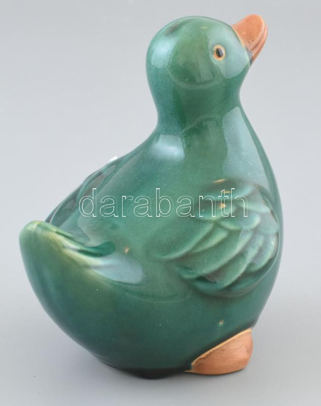 Jelzés nélkül: Kacsa, kerámia, hibátlan, m: 15 cm - Image 2