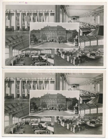 Wien, Vienna, Bécs; Wiener Internationale Messe + So. Stpl - 2 postcards