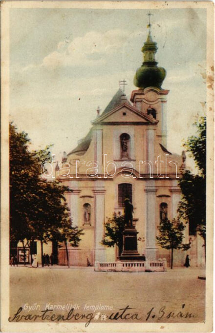 1927 Győr, Karmeliták temploma (fl)