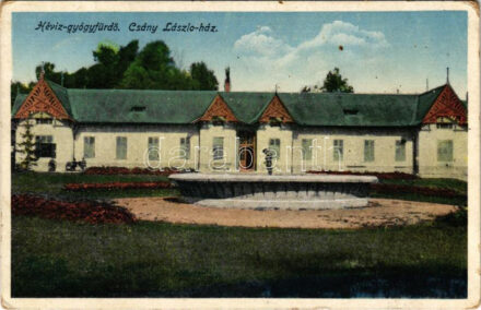 1932 Hévíz, Csány László ház (kopott sarkak / worn corners)