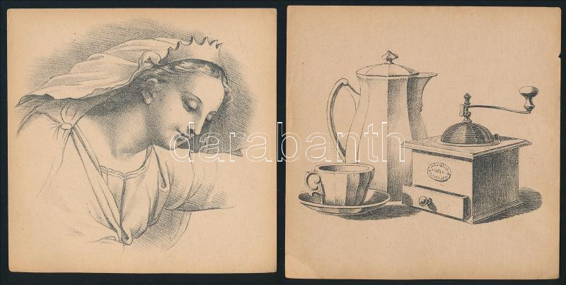 cca 1880 20 db életkép, illusztráció, grafika rotációs fametszet 12x12 cm
