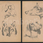 cca 1880 20 db életkép, illusztráció, grafika rotációs fametszet 12x12 cm - Image 3