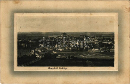 1910 Bonyhád, látkép. 'Ideal' W.L. Bp. 5026. Hoffer József kiadása (fl)