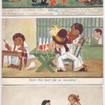 9 db RÉGI motívum képeslap: magyar folklór művészlapok / 9 pre-1945 motive postcards: Hungarian folklore art postcards - Image 2