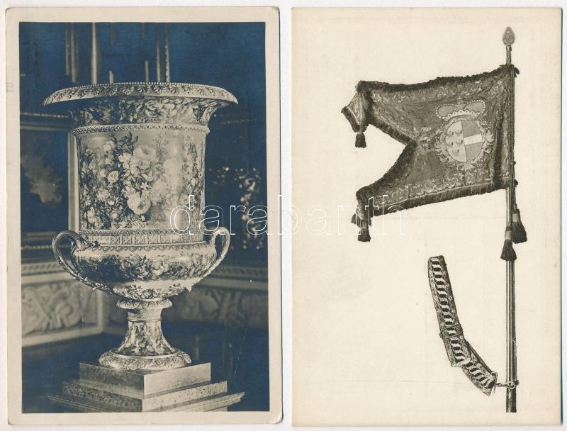 18 db RÉGI motívum képeslap: művészet / 18 pre-1945 motive postcards: art - Image 3